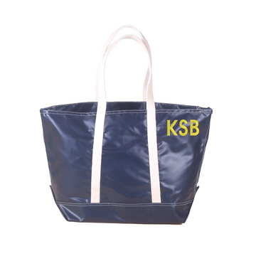 Waterproof Splash Tote, Navy Stitchmonograms