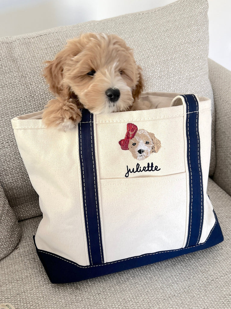 Custom pet tote  Stitchmonograms   