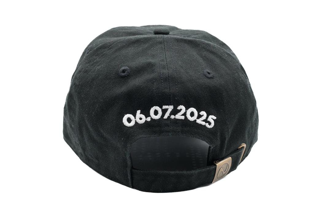 Womens Icon Baseball Hat, Black Stitchmonograms